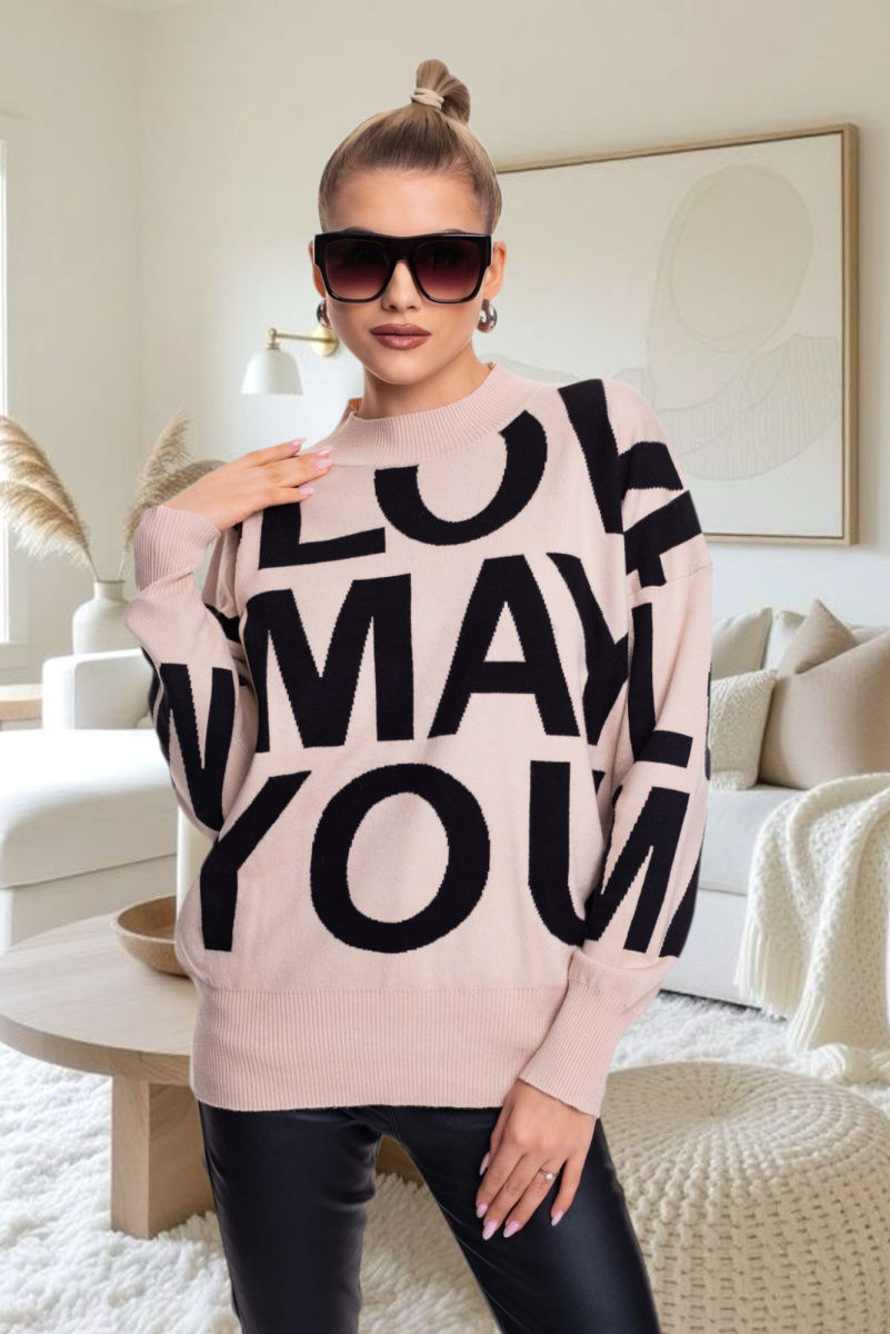 Polly kötött pulóver/ F