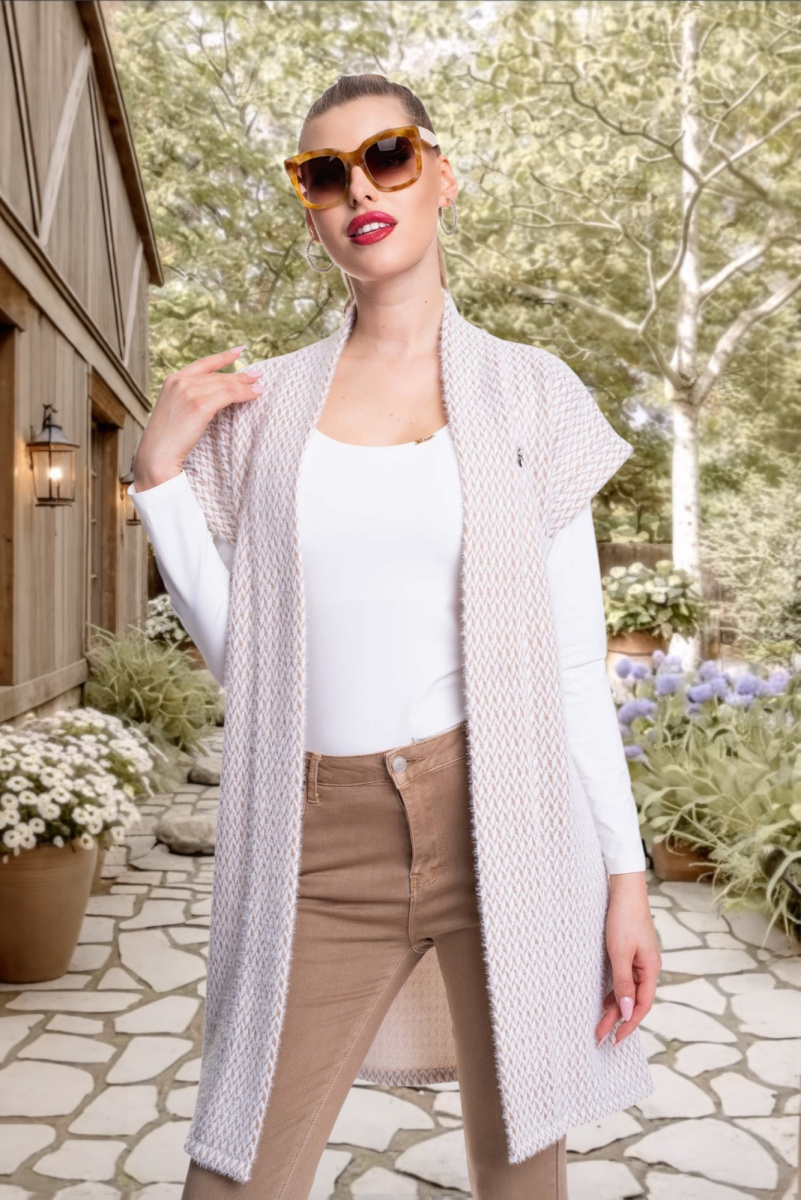 Real mintás mellény/ S