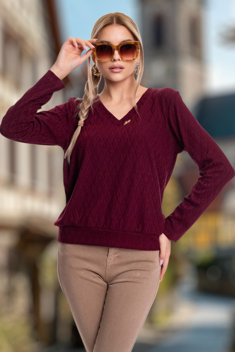 Reina mintás póló/ F