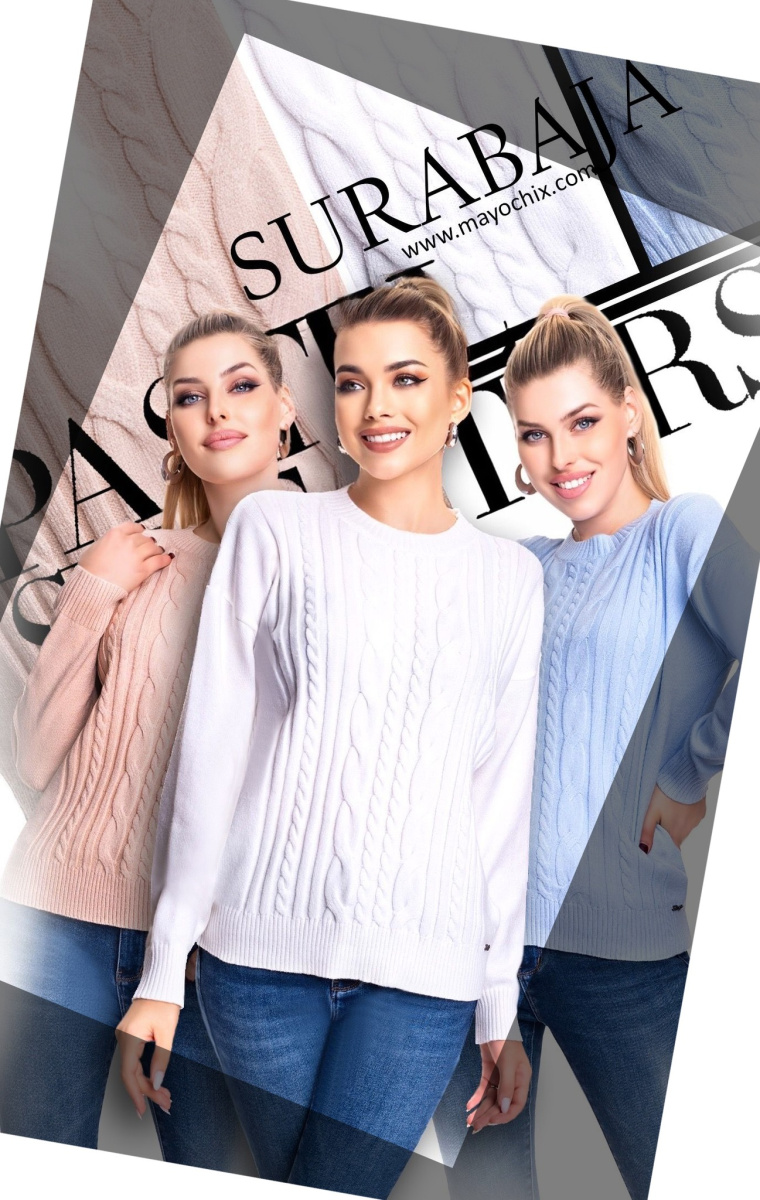 Surabaja kötött pulóver /F