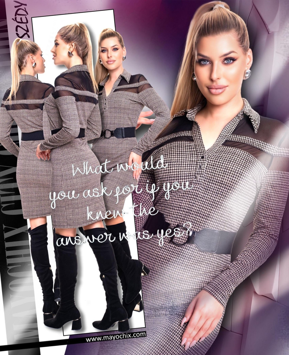 Szedy mintás ruha/ F