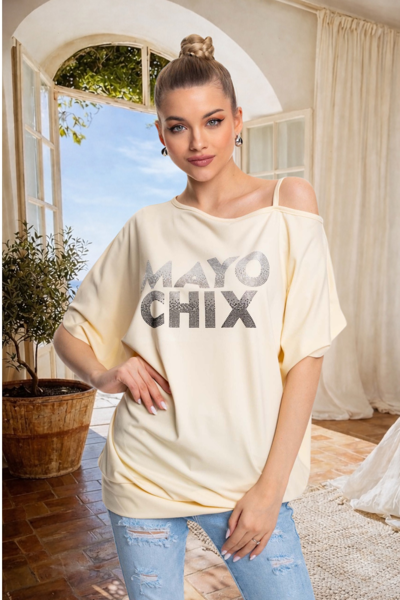 Tenes strasszos tunika/ S