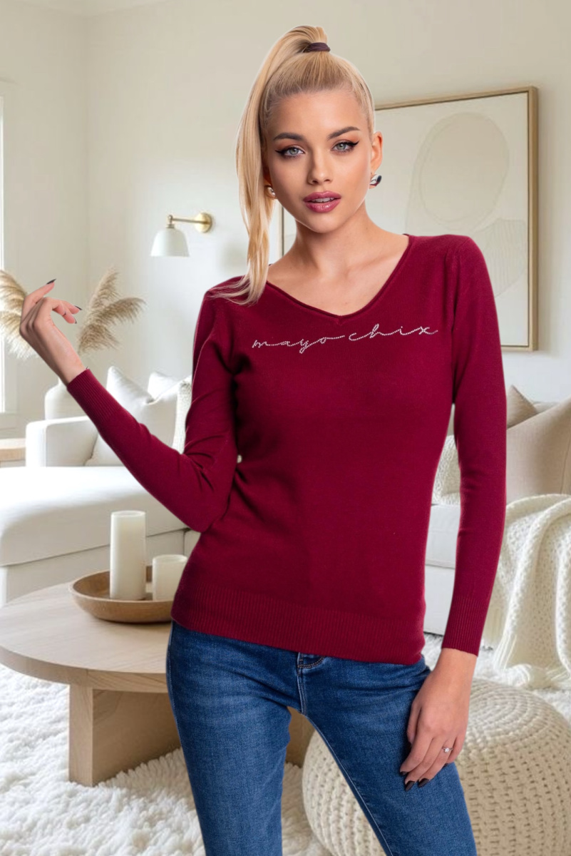 Wessex kötött pulóver 