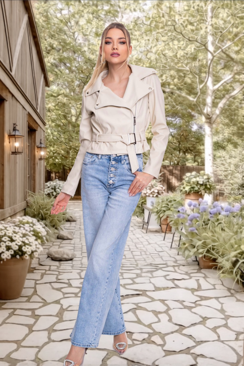 Wild műbőr dzseki/ S