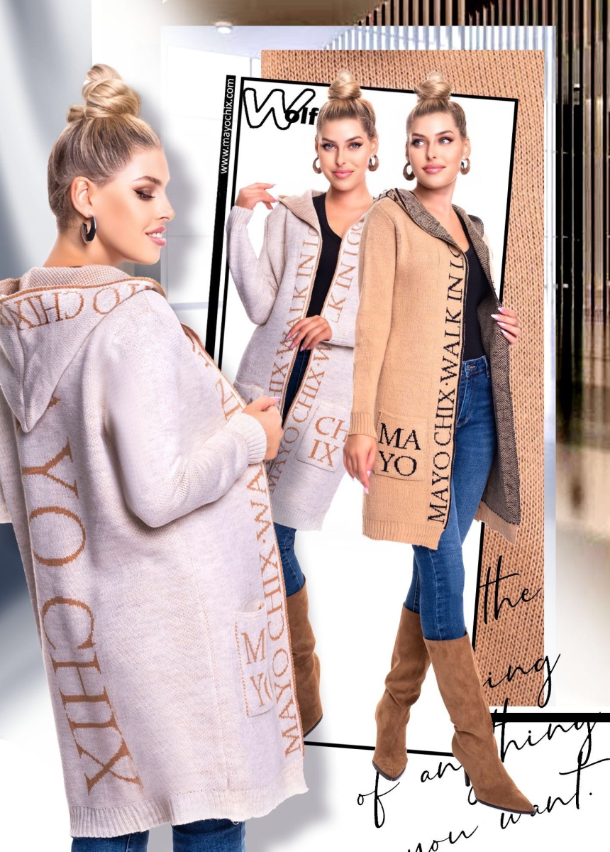 Wolf kötött kardigán/ F