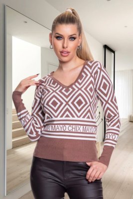 Angola kötött pulóver/ F