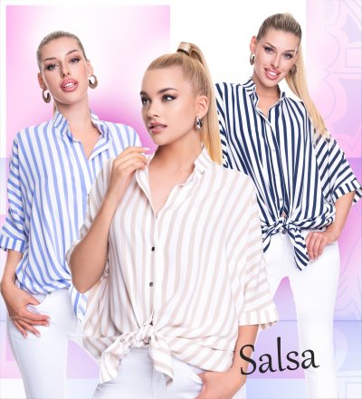 Salsa csíkos blúz