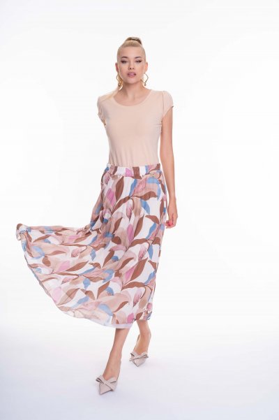 Press mintás szoknya