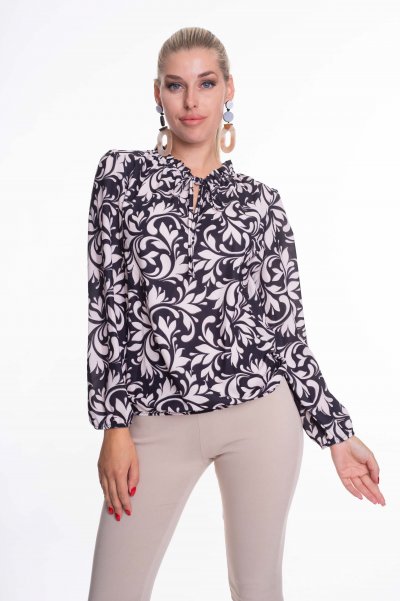 Coco mintás blúz/ F