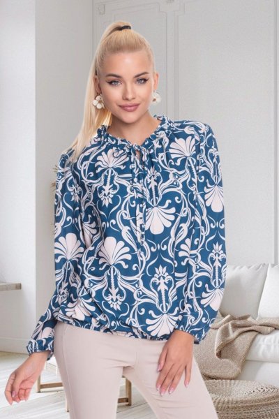 Coco mintás blúz/ F