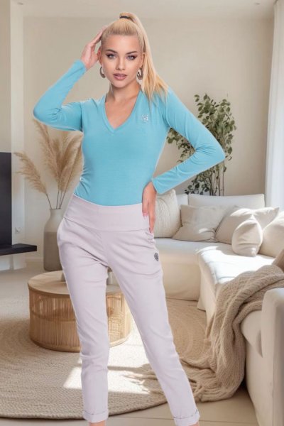 Moody nadrág ripsz strasszos /F