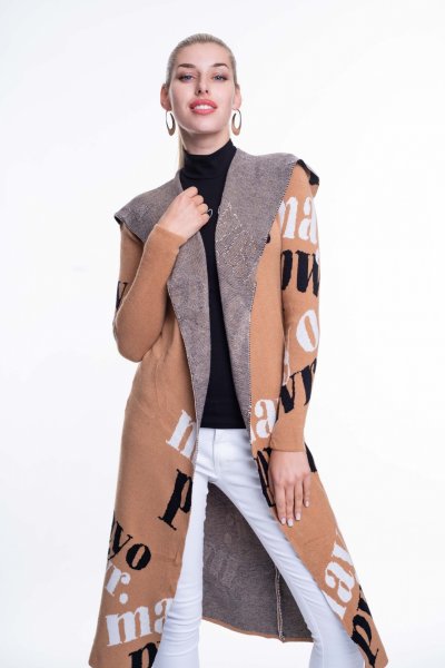 Power kötött kardigán/ F