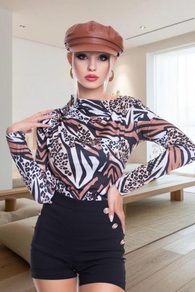 Kenya mintás póló /F