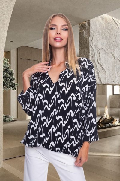 Surf mintás blúz II./ F