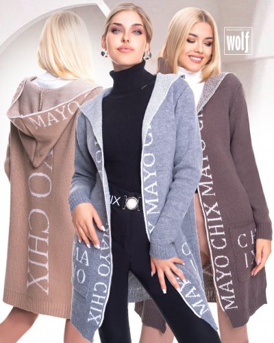 Wolf kötött kardigán/ F