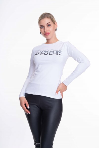 Light póló glitteres felirattal/ F