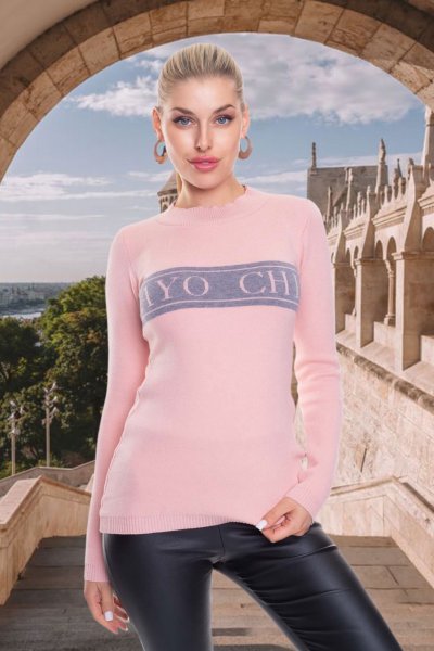 Leaf kötött pulóver/ F