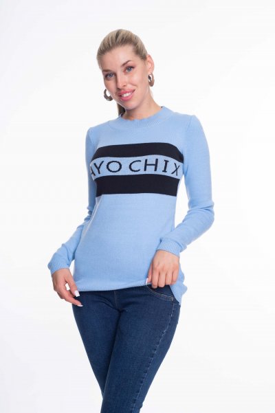 Olive kötött pulóver/ F