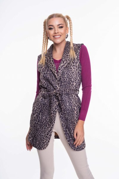 Wing mintás mellény/ F