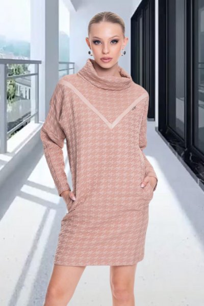 Hortenzia mintás ruha/ F