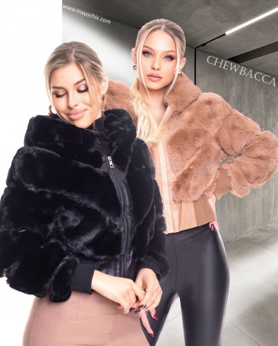 Chewbacca műszörme kabát/ F