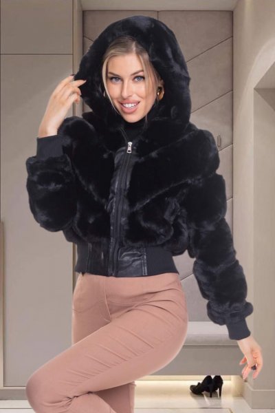 Chewbacca műszörme kabát/ F