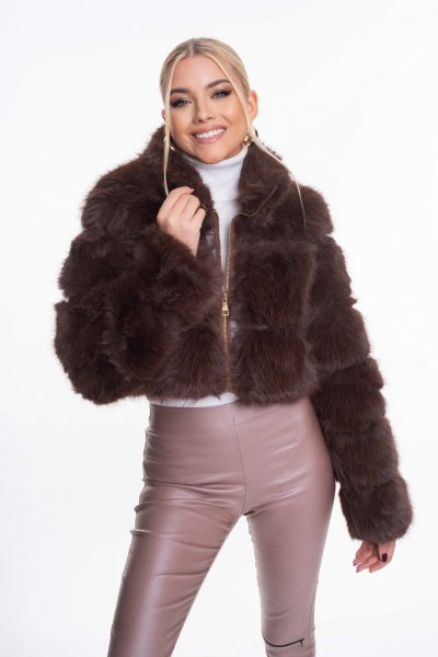 Messi műszörme kabát /F