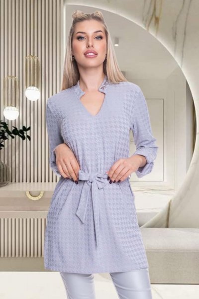 Mirtill mintás tunika