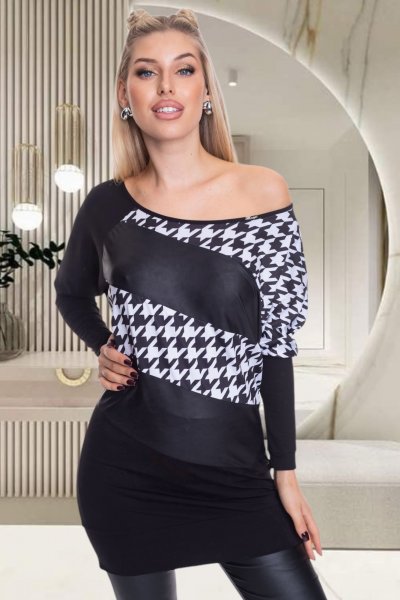 Fine mintás tunika/ F