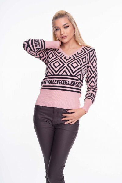 Angola kötött pulóver/ F