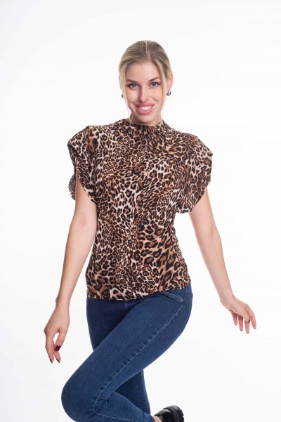 Milton mintás póló/ F