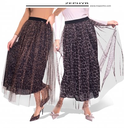 Zephyr mintás szoknya