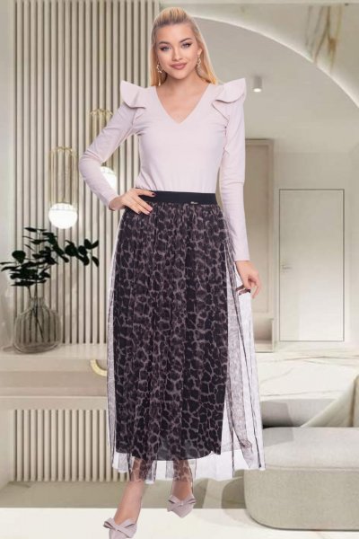 Zephyr mintás szoknya