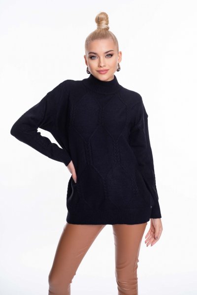 Fluffy kötött pulóver