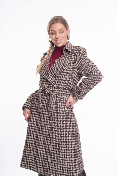 Master mintás kabát