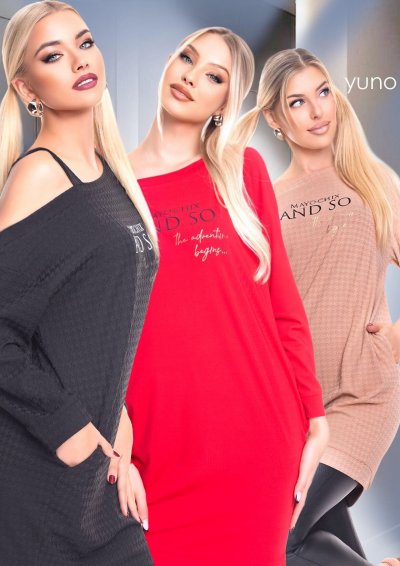 Yuno mintás tunika /F
