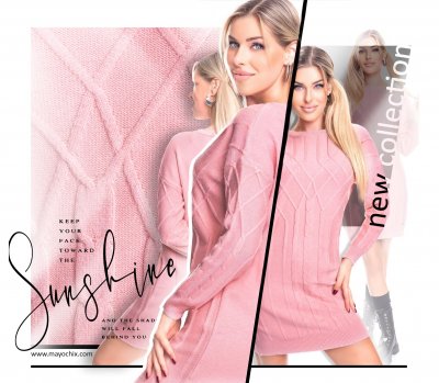 Sunshine kötött ruha/ F