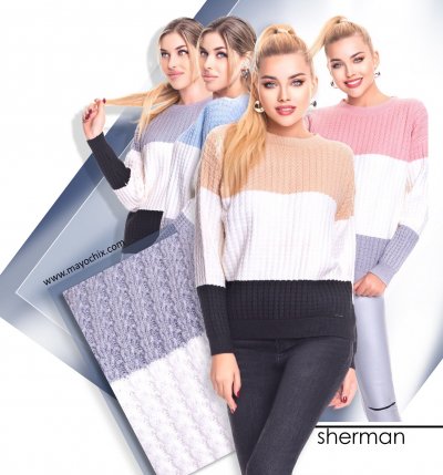 Sherman kötött pulóver/ F
