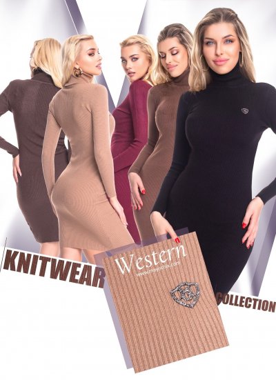 Western kötött ruha/ F