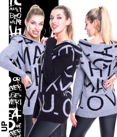 Up kötött pulóver/ F