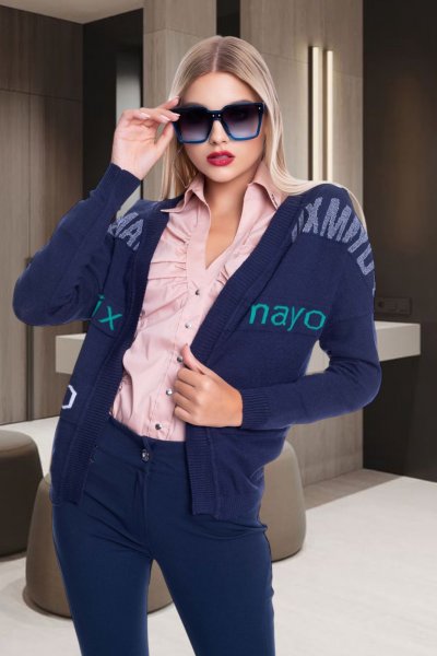 Menta kötött kardigán/ F