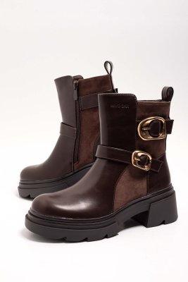 Műbőr bokacsizma 5222/ F