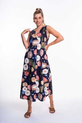 Anette mintás ruha/ S