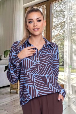 Barcelona mintás blúz/ F