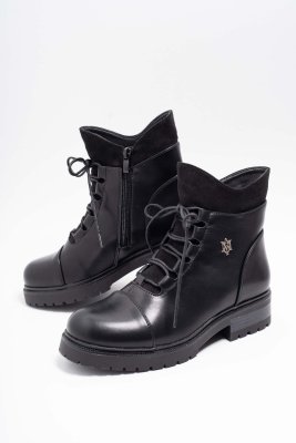 Matt műbőr bakancs 5208/ F