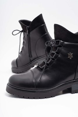 Matt műbőr bakancs 5208/ F