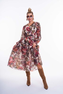 Malfy mintás ruha/ F