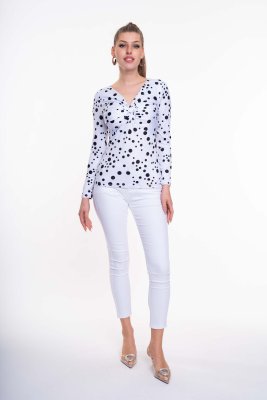 Creek mintás póló/ S