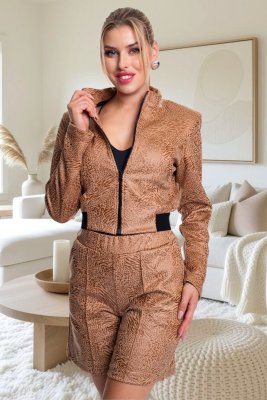 Glensy mintás blézer/ F