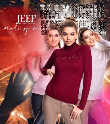 Jeep kötött garbó 